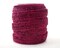 5/8" x 20 Yards Fold Over Elastic Stretch Fuchsia Glitter Trim